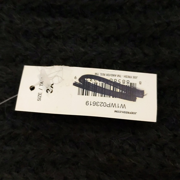 Joe Fresh| NWT Black Long Cardigan Acrylic Blend With Cuffed Sleeves - Picture 10 of 15